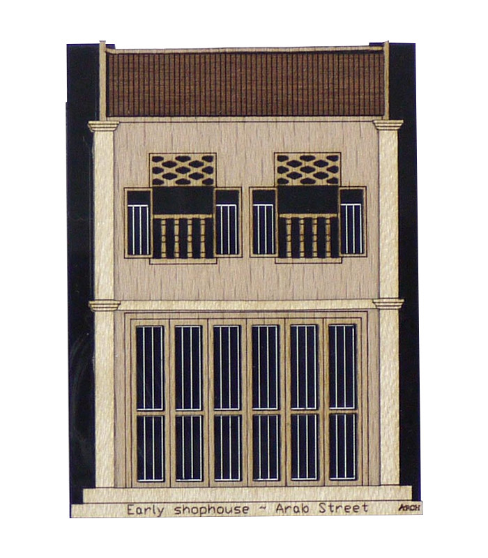 Early Shophouse (Arab Street, Singapore) Pen-01